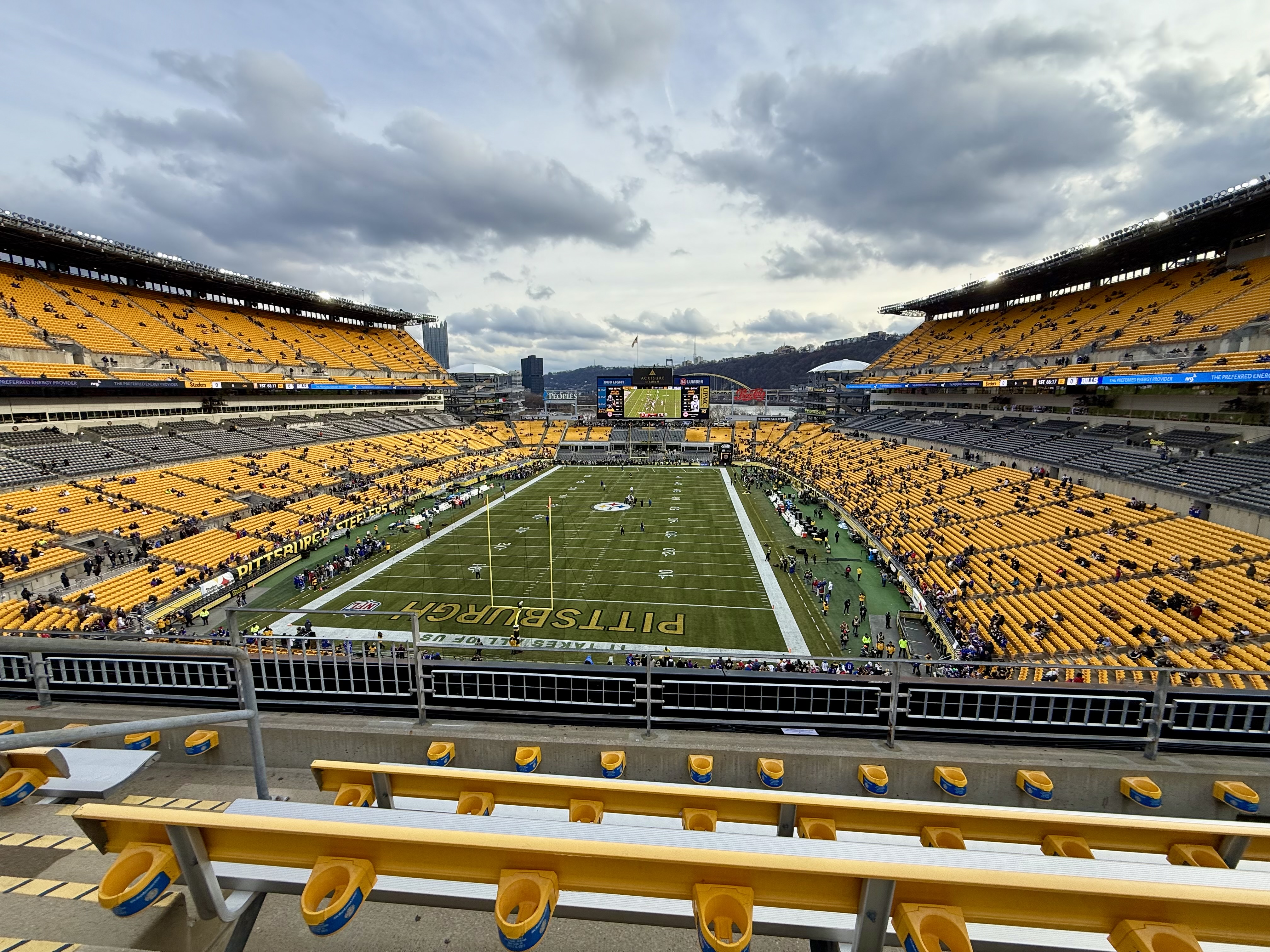 Steelers stadium before the game.
