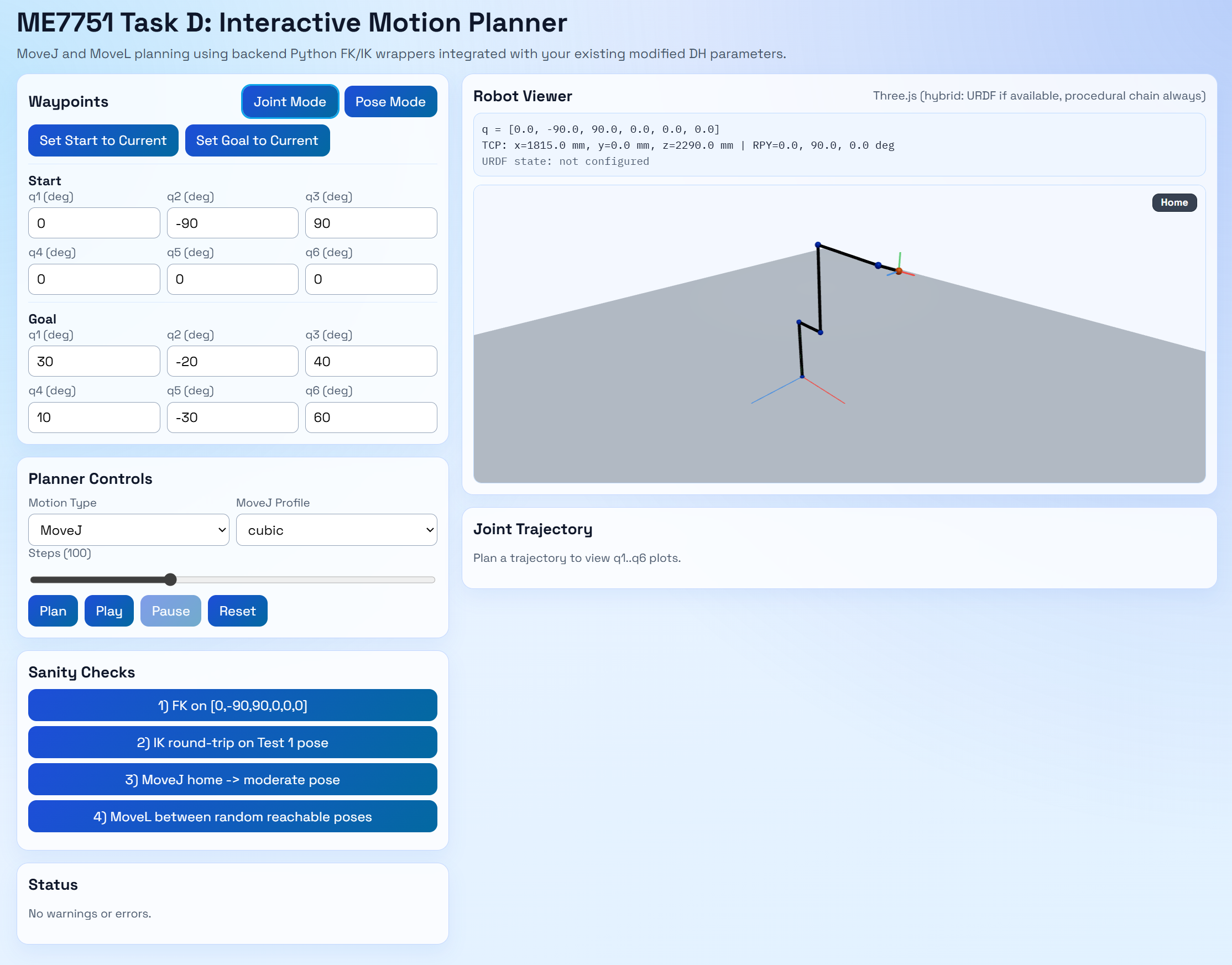 Interactive motion-planning app for the ride robot project.
